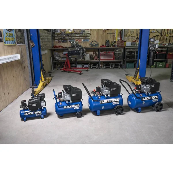 Blackridge Air Compressor 2 5HP Direct Drive Hi Flow 40 Litre tank (8)