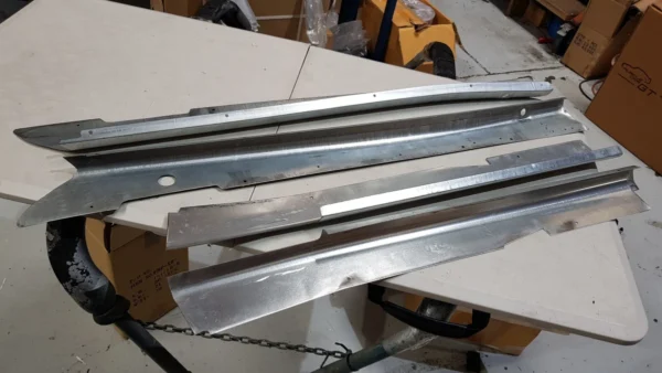 Ford Falcon XA XC Coupe Metal Door Top Trims 4PC Set2