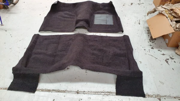 Ford Falcon XW XY Black Classic Loop Carpet With Underlay (4PC)