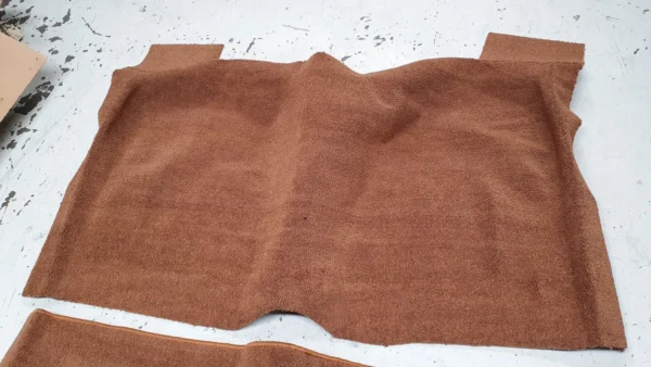 Ford Falcon XW XY Saddle Classic Loop Carpet With Underlay (4PC)1
