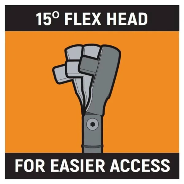 GearWrench 12 Drive Electronic Torque Wrench with Flex Head 85196 (12)
