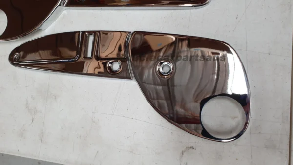 Holden HK HT HG Chrome Bucket Seat Adjuster Hinge Covers Pair 2