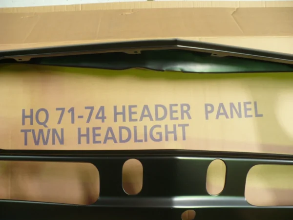 Holden HQ 1971 1974 Twin Headlight Nose Panel Front Apron Header 2