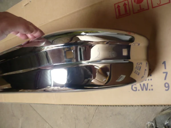 Holden Torana LH LX Chrome Rear Bumper Plain With Jack Hole 1