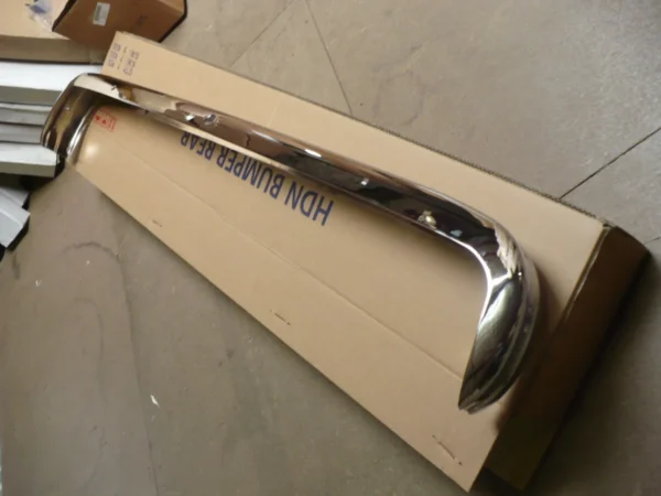Holden Torana LH LX Chrome Rear Bumper Plain With Jack Hole 2