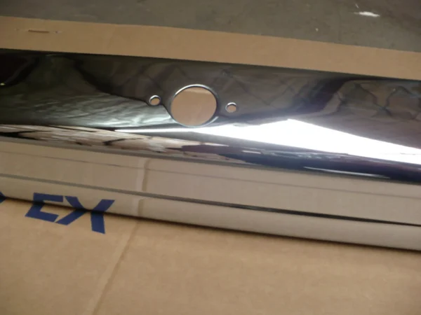 Holden Torana LH LX Chrome Rear Bumper Plain With Jack Hole 3