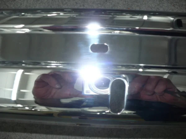 Holden Torana LH LX Chrome Rear Bumper With Rubber And Jack Holes 3