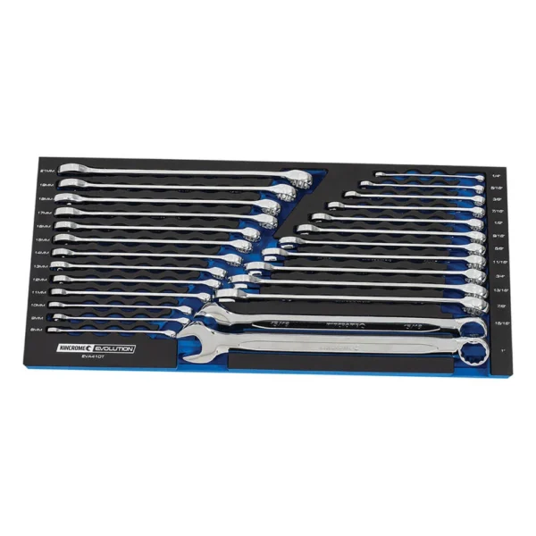 Kincrome Evolution Combination Spanner EVA Tray 26 Piece EVA410T