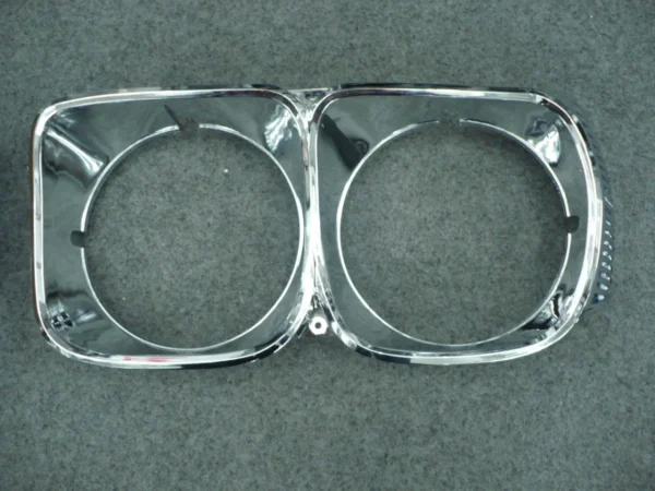 Mazda RX3 12A Chrome Headlight Surrounds (Pair) 3