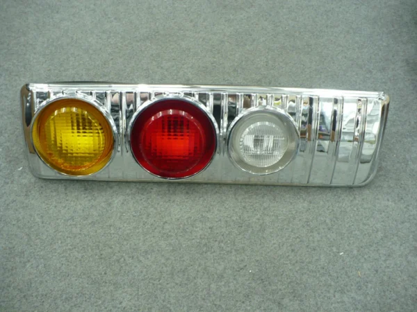 Mazda RX3 Savanna Chrome Tail Light Assembly (Pair) 10A 12A S102A S124A 1