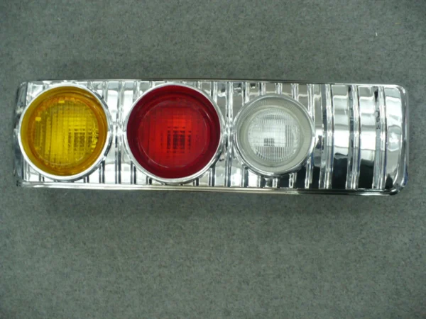 Mazda RX3 Savanna Chrome Tail Light Assembly (Pair) 10A 12A S102A S124A 3