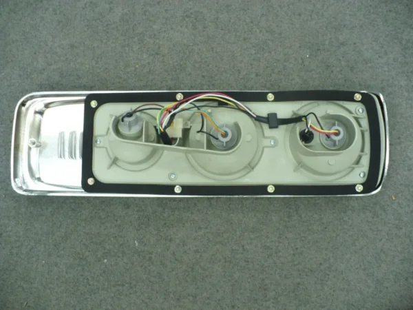 Mazda RX3 Savanna Chrome Tea Cup Tail Light Assembly (Pair) 10A 12A S102A S124A1