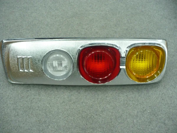 Mazda RX3 Savanna Chrome Tea Cup Tail Light Assembly (Pair) 10A 12A S102A S124A2