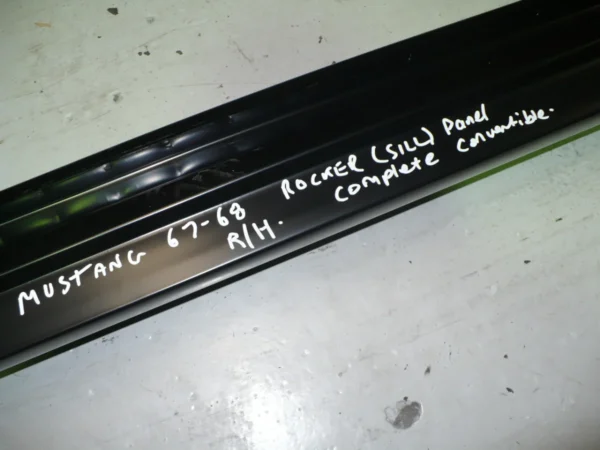 Mustang 1967 1968 Convertible Right Hand Complete Rocker Panel (6)