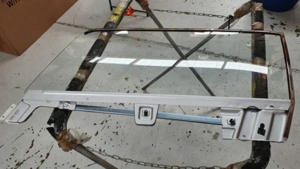 Mustang 1967 1968 Left Hand Convertible Door Glass Assembly (2)
