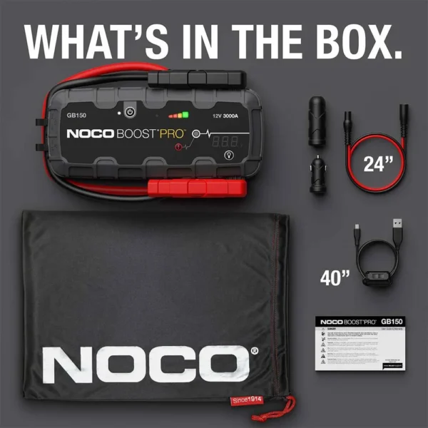NOCO UltraSafe Boost Pro Lithium Jump Starter 12V 3000 Amp (11)