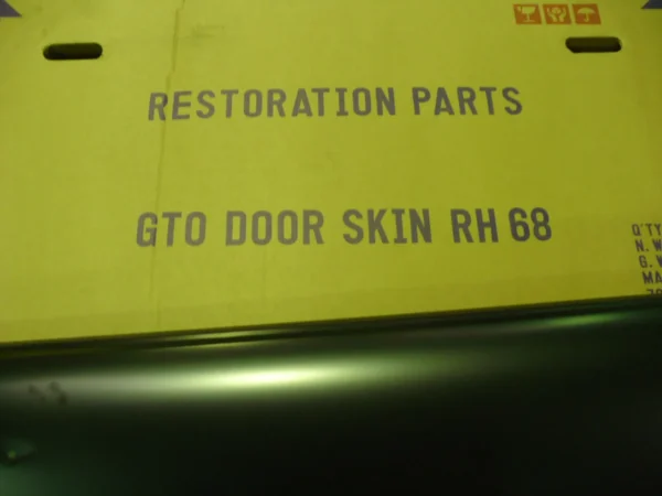 Pontiac GTO 1968 Right Hand Door Skin (3)