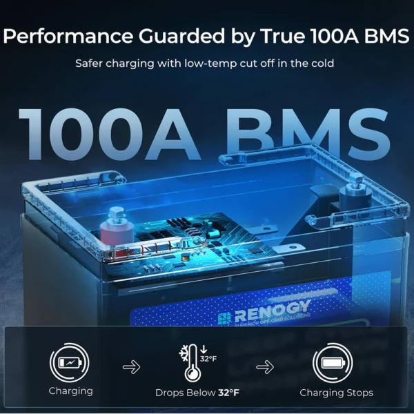 Renogy Lithium Deep Cycle Battery 12 8V 100Ah (13)